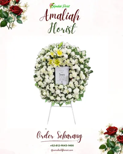 Krans Bunga Duka Cita tanjung priok